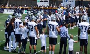 Dallas Cowboys honor police officers slain by sniper during Black Lives Matter protest.