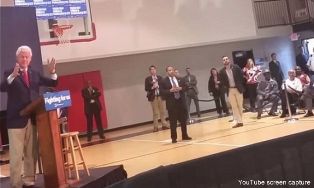 Veteran asks about Benghazi; Bill Clinton says 'Shut up and Listen'