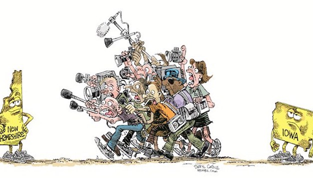 Media mob moves