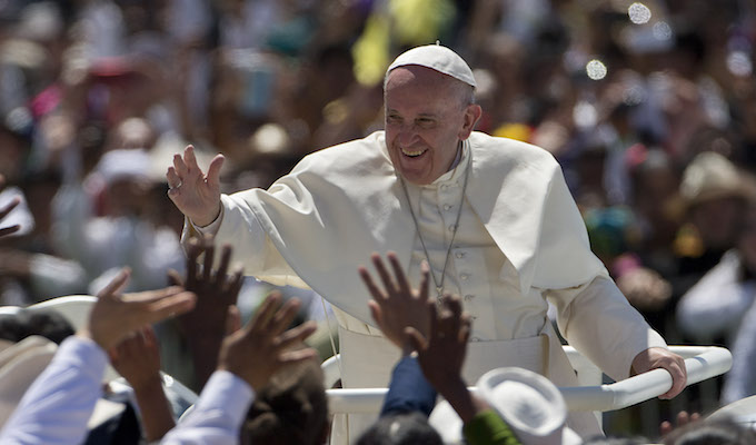 Pope Francis, biblically challenged, blames climate change — again