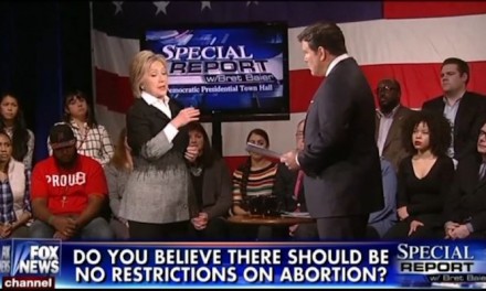 Where&apos;s the Scrutiny of Hillary Clinton on Abortion?