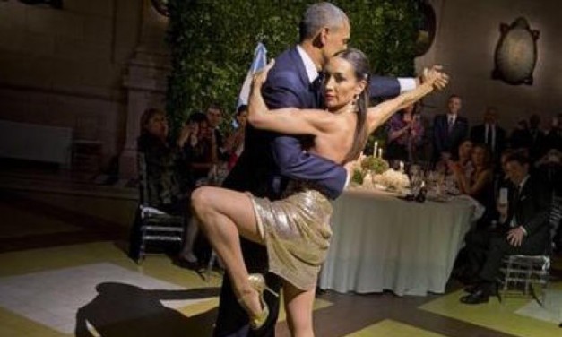 Add Your Caption: World in Turmoil; Obama Gets Some Leg