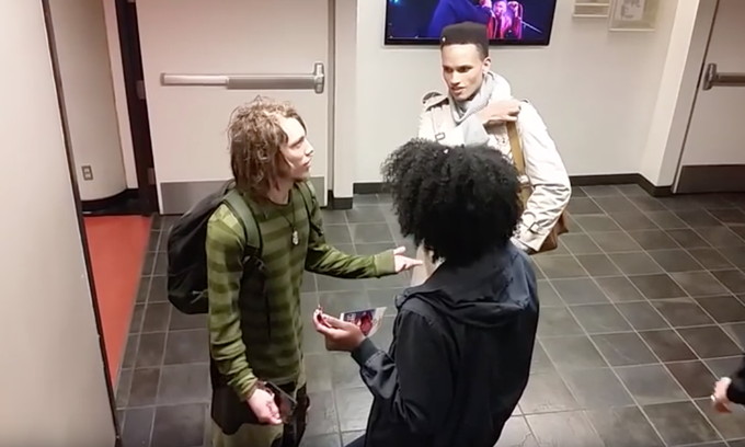 The latest ridiculous college debate?  White person confronted for wearing dreadlocks