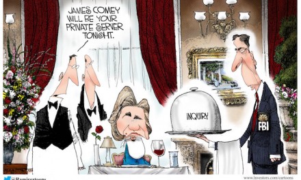 Hillary is served
