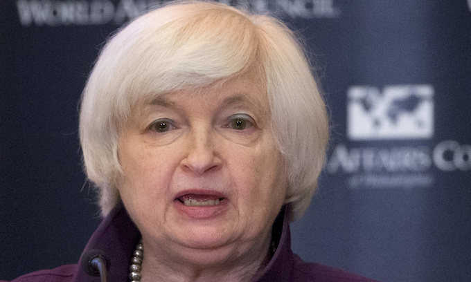 Yellen: US inflation rate is unacceptable