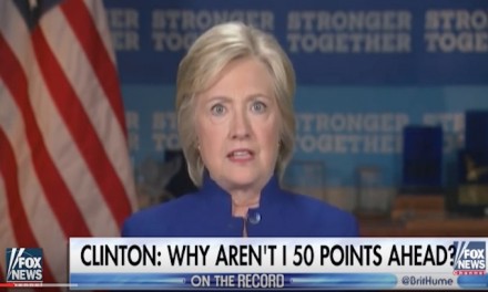 Hillary Persists:  Woe is Me!