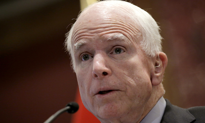 McCain co-sponsors bill to block Trump’s transgender military ban