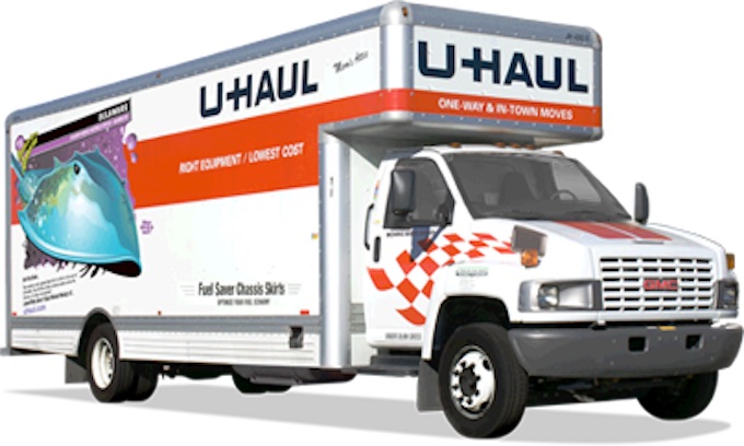 Americans vote with their U-Hauls