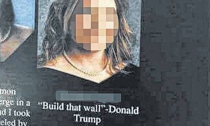 School censors yearbook over Trump comment