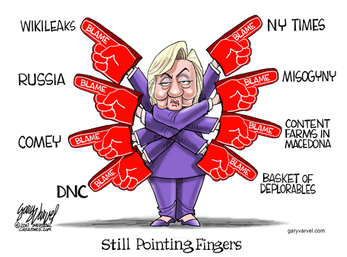 Hillary Needs More Fingers