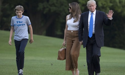 Melania: Son Barron was positive for COVID, now negative