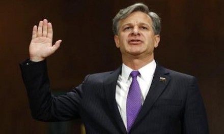 Where is FBI Director Christopher Wray?