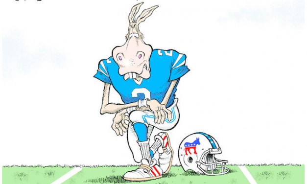 Taking a knee