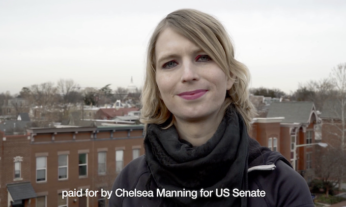Chelsea Manning takes on Ben Cardin