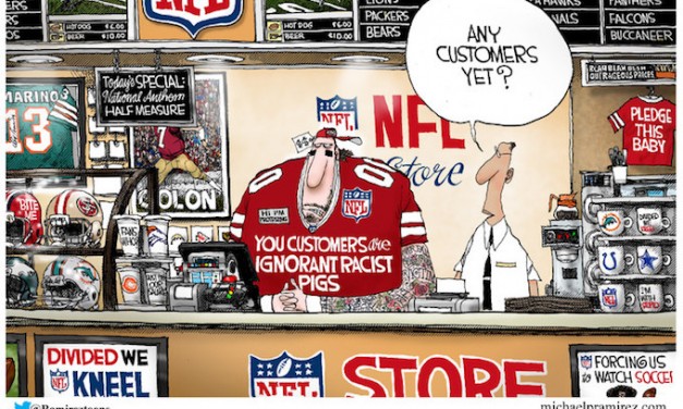 NFL Store: Two Kneels for Price of One; Insults Free