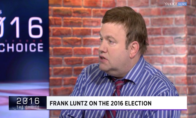 Frank Luntz, anti-Trumper, slams anti-Trump media