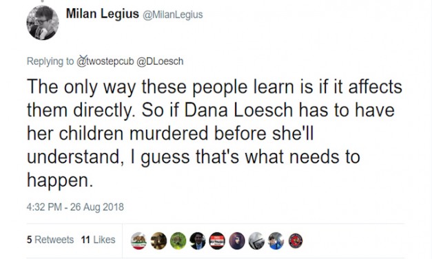 Twitter’s shocking shrug on death message to Dana Loesch’s kids