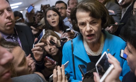 Dianne Feinstein claws away line between partisan crassness and felonious incivility