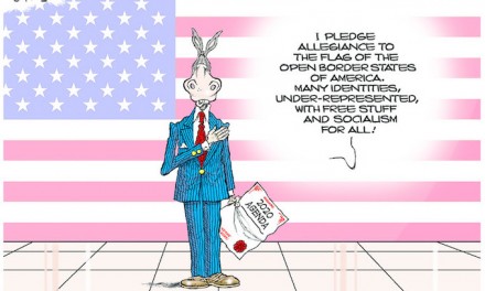 Democrat says the Pledge of Allegiance