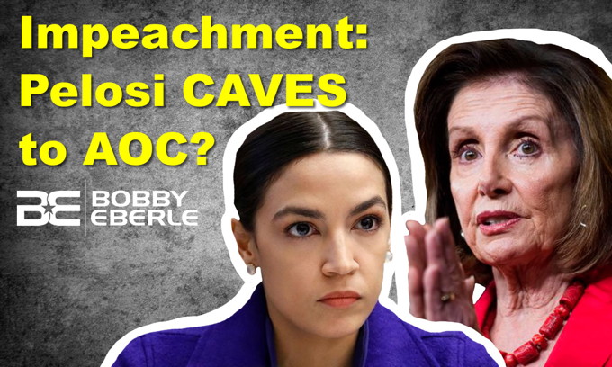 Pelosi CAVES to AOC, media on Trump impeachment? Leftists now push KIDS as climate experts