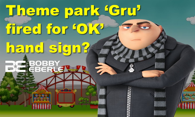 Theme park actor FIRED for making OK symbol? AOC told that babies will fix climate crisis