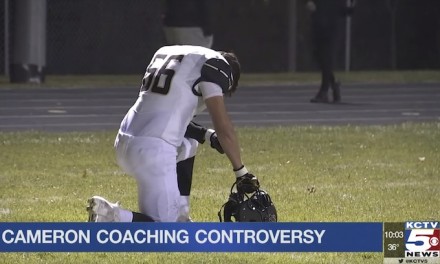 Atheists threaten another praying coach and team