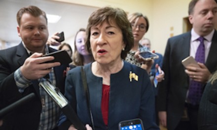 Susan Collins a target for Democrats with impeachment vote