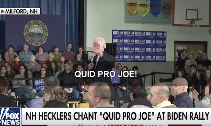 Quid Pro Joe: This is not a Trump rally!