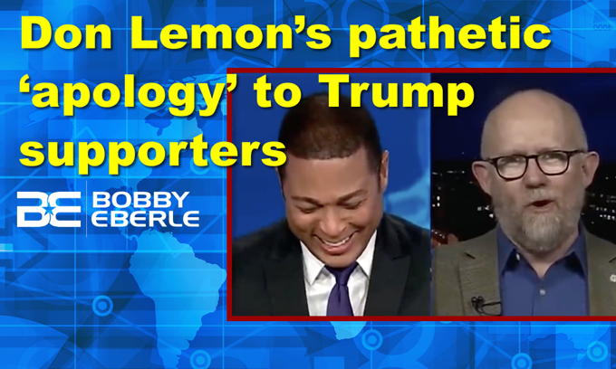 CNN’s Don Lemon’s pathetic ‘apology’ to Trump supporters; Dems losing badly at impeachment