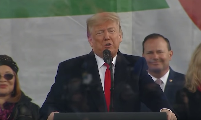 Trump At March For Life: ‘I Am Truly Proud To Stand With You’