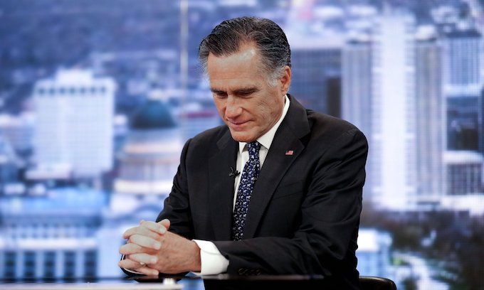 Romney again sides with Democrats to blast Trump, this time for commuting Roger Stone’s sentence