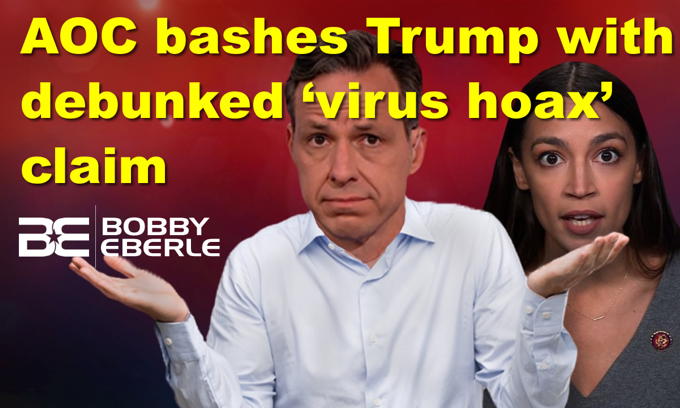 AOC bashes Trump with debunked ‘virus hoax’ claim; Rachel Maddow calls for Trump blackout
