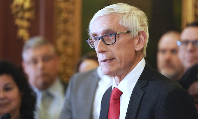 Protesters swarm state Capitol calling for end of Evers’ stay-at-home order