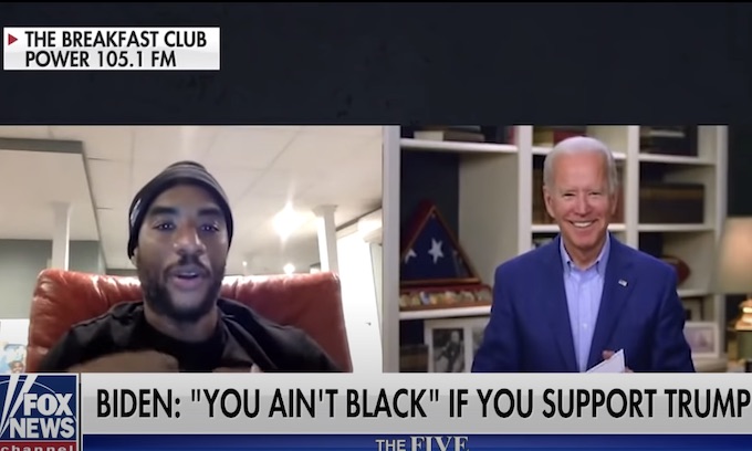‘You ain’t black’ if you vote for Trump, Biden says