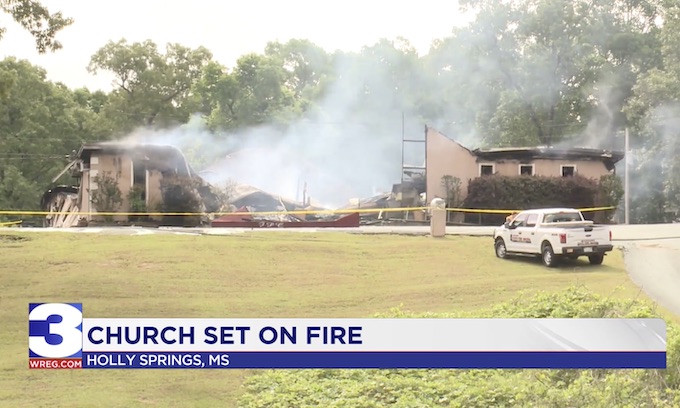 MS church suing for freedom from stay home order burned to the ground