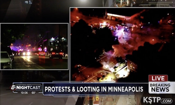 Rioting and looting erupt in Twin Cities after death of black man during arrest