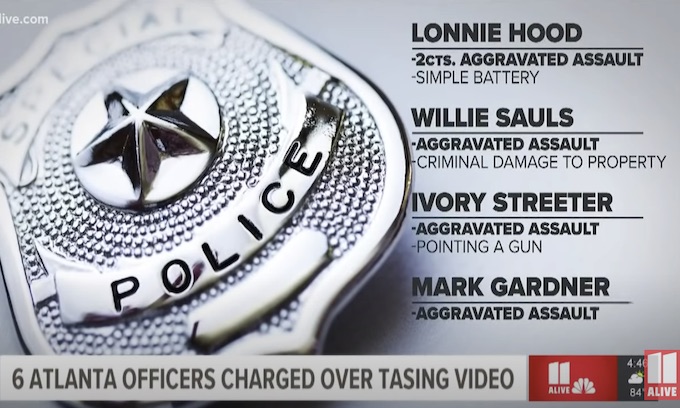 6 Atlanta officers charged after accusations of excessive force