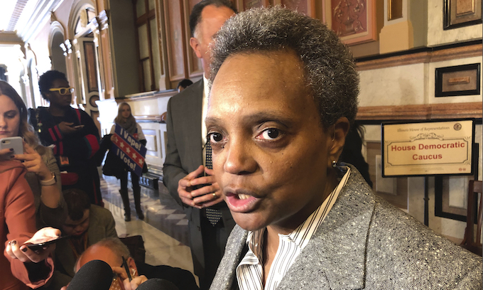 Mayor Lori Lightfoot set a goal to replace 650 toxic lead pipes in Chicago in 2021. So far, 3 have been removed.