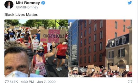 Romney joined Black Lives Matter march to the White House