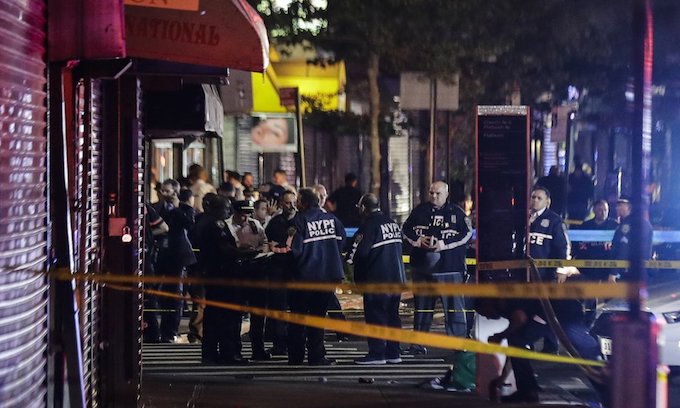Ambush: NYPD officer stabbed, two others shot