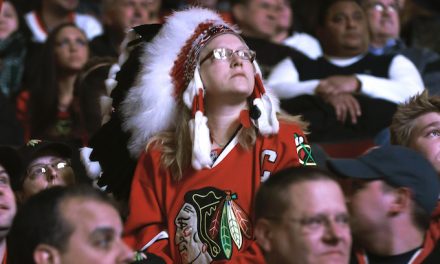 Blackhawks ban fans from wearing Native American headdresses to their games