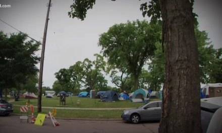 Democrat Minneapolis: ‘Free to be who we are’ say 800 homeless people in city park