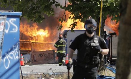 Rioters clashed with police in violent weekend across the US