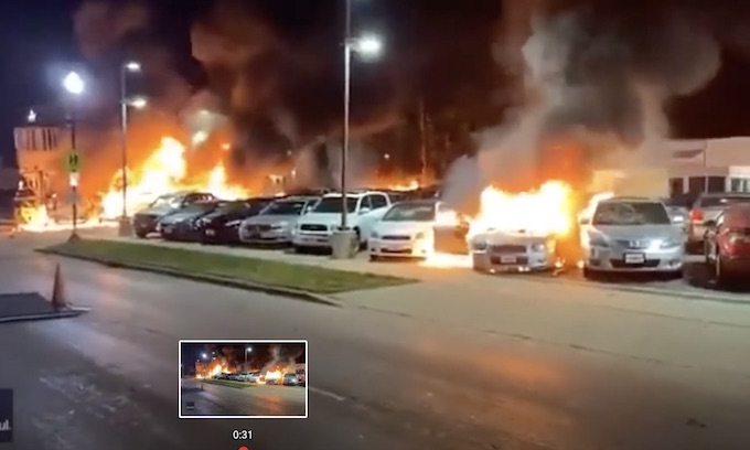 Kenosha dealership owner says violent protests caused $1.5M in damage; 50+ cars torched