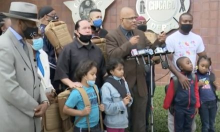 Bulletproof backpacks for children in Chicago