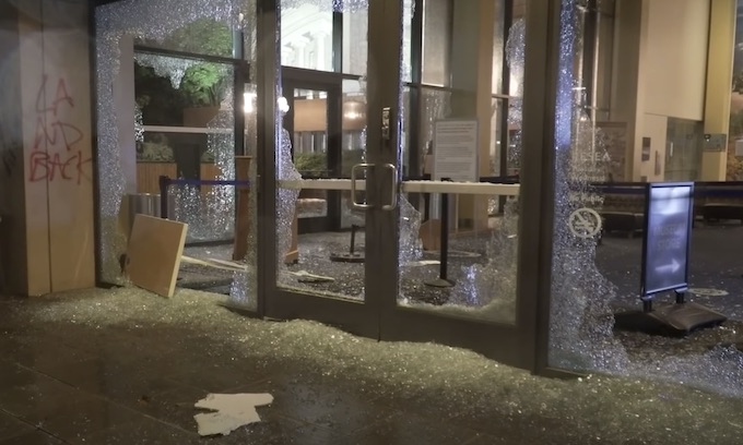 Portland: ‘Day of Rage’ as rioters destroy statues, attack historical society