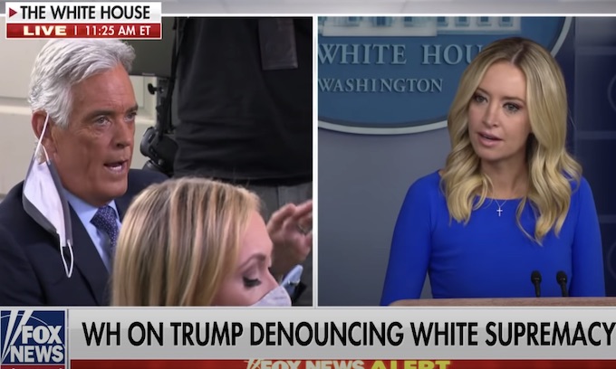 Fox News Reporter makes ass of himself in White House briefing