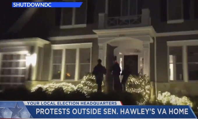 Sen. Hawley says family targeted by ‘Antifa Scumbags’