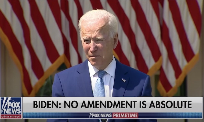 Biden proclaimed, ‘enough prayers’ as he set out gun control orders