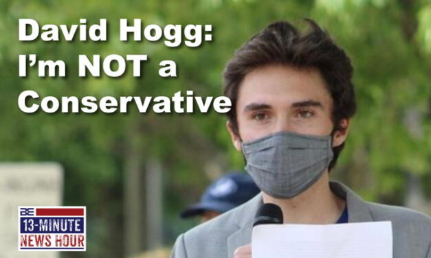 LIBERAL LOGIC? David Hogg’s CRAZY Reason for Wearing a Mask